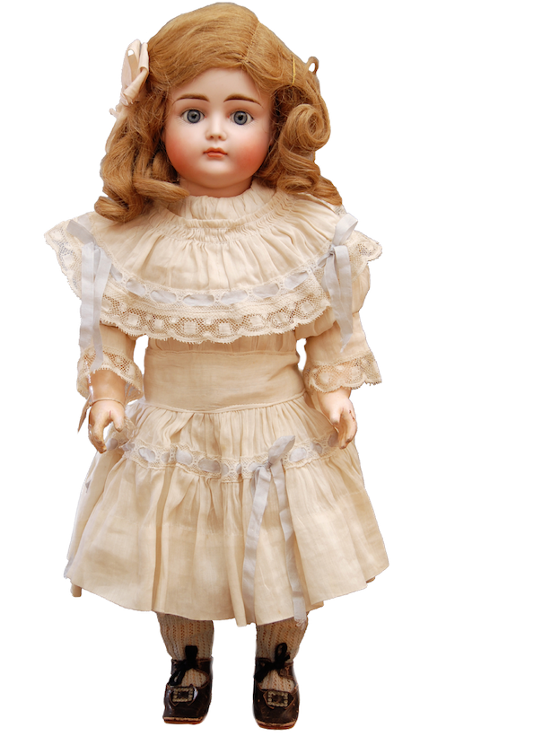 Kestner. Ранняя кукла 1885–1890 гг. Высота 42 см. Маркировка: XI. Частная коллекция. Из статьи Натальи Курочкиной «Королевство Kestner»
