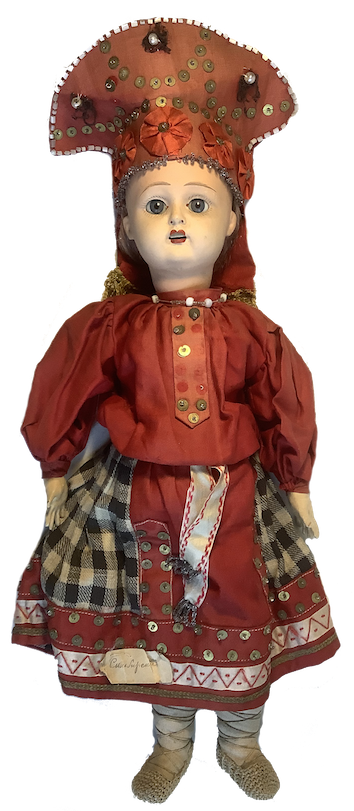 Кукла фабрики Дунаева – Симбирочка. Частная коллекция. Из статьи Елены Елагиной «Так начиналась моя коллекция»